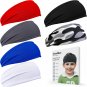 6 PCS Sweatbands for Kids, Soccer Headbands for Boys Headbands for Sports Kids S