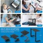 Extra Wide Adjustable Laptop Stand with Cooling Fan & Mouse Pad for 17 Inch Comp