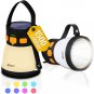 PORTAL Rechargeable Camping Lantern Battery Powered LED Portable Flashlight RGB