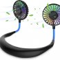 Hands Free Portable Neck Fan - Rechargeable Mini USB Personal Fan Battery Operat