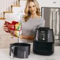 Air Fryer That Crisps, Roasts, Reheats, & Dehydrates, for Quick, Easy Meals, 4 Q
