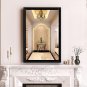 24X36 Inch Black Bathroom Mirrors for Wall, Metal Framed Wall Mirrors with Non-R