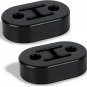 Car Exhaust Rubber Hanger, 2 Holes 12Mm (0.47Inch), Universal Exhaust Insulator