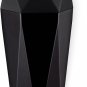 Car Trash Can with Lid, Diamond Design Small Automatic Portable Trash Can, Easy