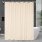 Plastic Shower Curtain Liner, 72X72 Beige Shower Liner Lightweight PEVA Shower C