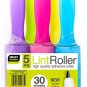 Mini Lint Roller with Ergonomic Grip Handle - Set of 5 (150 Sheets Total) - Easy