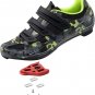 Unisex Cycling Shoes with Look Delta Cleat - Compatible with Peloton Shimano SPD