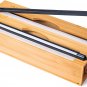Foil and Plastic Wrap Dispenser with Cutter, 2 in 1 Wrap Dispenser, Parchment, W