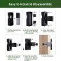 Anti-Theft Video Doorbell Mount: Compatible with Video Doorbell Adjustable No-Dr