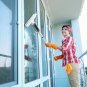 Fieploom Squeegee Window Cleaning Kit with Sprayer,Distinct Containers for Clean