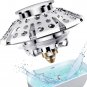 Universal Tub Stopper Bathtub Drain Stopper, 3 in 1 Pop up Bath Tub Drain Plug a