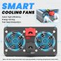 2500W Pure Sine Wave Power Inverter (Peak) 5000W Converter DC 12V to AC 110V, wi