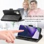 Phone Case for Samsung Galaxy S22 Ultra with RFID Blocking Leather Wallet Phone