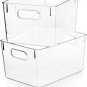 Plastic Storage Bins – Perfect Kitchen Organization or Pantry Storage – Fridge O