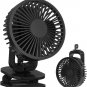 USB Desk Fan Portable Stroller Fan Rechargeable Mini Fan Clip on Small Fan Trave