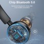 Bluetooth Headset Wireless Headset with Microphone Noise Canceling & Charging St