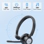 Bluetooth Headset Wireless Headset with Microphone Noise Canceling & Charging St