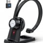 Bluetooth Headset Wireless Headset with Microphone Noise Canceling & Charging St