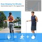 2 Pack Jump Rope for Fitness Exercise Equipment, Tangle-Free Rope Skipping with