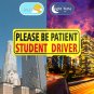 3Pcs Magnet for Car, Please Be Patient Student Driver, New Drivers Sticker Safet