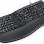 Wired Keyboard, Ergonomic Computer Keyboard - USB Split Keyboard with Wrist Palm