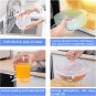 Silicone Stretch Lids, 18 Pack Reusable Silicone Lids Kitchen Food Storage Cover