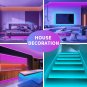 KSIPZE 100Ft Led Strip Lights RGB Music Sync Color Changing,Bluetooth Led Lights