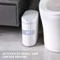 Bathroom Motion Sensor Trash Can 2 Gallon Automatic Garbage Can, 10 L Slim Plast