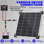 20W 12V Solar Panel Kit, Monocrystalline Solar Battery Trickle Charger Maintaine