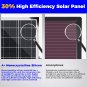 20W 12V Solar Panel Kit, Monocrystalline Solar Battery Trickle Charger Maintaine