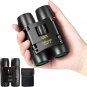 WRNRN 12X25 Mini Pocket Binoculars Compact, Small Lightweight Foldable Binocular