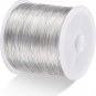 MIKIMIQI 328Ft Jewelry Wire Craft Wire 26 Gauge Tarnish Resistant Jewelry Beadin