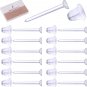 Plastic Clear Earrings for Sports Clear Ear Studs for Work Invisible Earrings Re