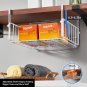 2 Pack Hanging under Shelf Storage Basket,Adjustable under Cabinet Add-On Storag