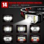 Headlamp Rechargeable, JNDFOFC 1200 Lumen Super Bright Motion Sensor LED Head La
