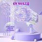 69 Holes Bazooka Bubble Bubble Machine with Colorful Light, Extra 10 Bubble Solu