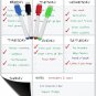 Smart Organizer & Weekly Planner White Board Organizer for Your Refrigerator or