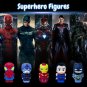 Finger Puppets, 5 Pcs Superhero Figures Finger Puppets Toys Set, Cute Bath Party