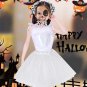 Dxhycc Dalmatian Costume Set Dog Ears Headband Bowtie Tail Tutu for Kids Girls H