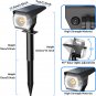 Solar Outdoor Lights, Solar Lights Outdoor Waterproof, Solar Spot Lights Outdoor