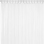 â 72 X 72 Heavy Duty PEVA Shower Curtain or Shower Liner with 12 Rustproof Metal