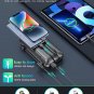 Solar Charger, Power-Bank, Portable Charger,43800Mah QC3.0 Fast Charging Qi 10W