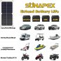Portable 10W Solar Battery Charger Maintainer Flexible Solar Panel Kit Built-In