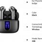 Bluetooth Headphones True Wireless Earbuds 60H Playback LED Power Display Earpho