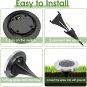 Solar Outdoor Lights Waterproof,12 Packs 8 LED Solar Garden Lights,Solar Ground