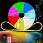 Led Strip Lights,Flexible RGB Led Lights Neon Rope IP65 Waterproof Neon Flex Cut