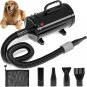 Dog Hair Dryer, 4.8HP/3600W High Velocity Pet Hair Dryer with Adjustable Speed a