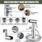 Premium Brushed Sink Faucet Handheld Bidet Sprayer for Toilet -Bidet Attachment