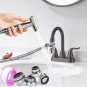 Premium Brushed Sink Faucet Handheld Bidet Sprayer for Toilet -Bidet Attachment