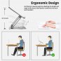 Adjustable Laptop Stand for Desk,Computer Stand Foldable Portable Laptop Riser H